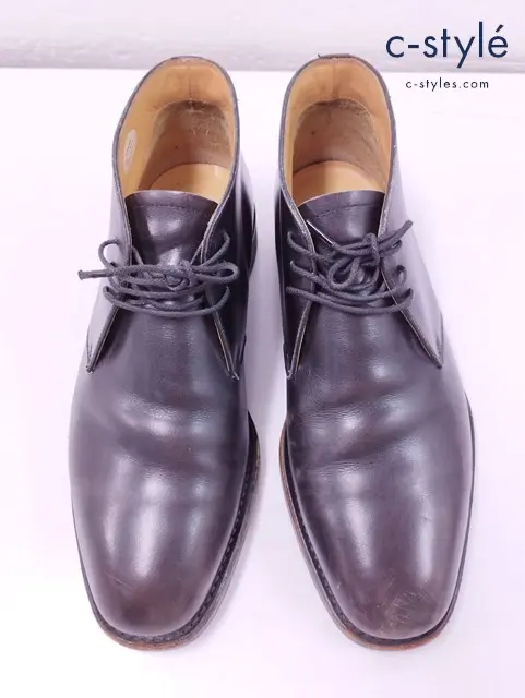 BURBERRY バーバリー チャッカブーツ 24.5cm ブラック 0409143