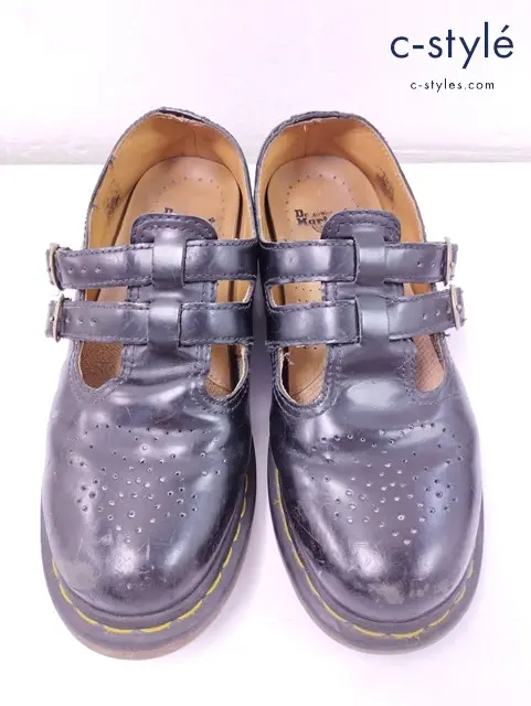 Dr.Martens ドクターマーチン ダブルストラップシューズ UK8 ブラック 12916
