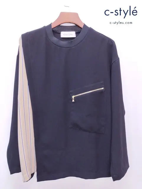 CULLNI クルニ レイヤードプルオーバー 1 ブラック 22-SS053