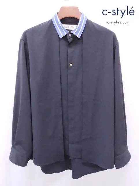 CULLNI クルニ シャツ 1 ブラック 20-SS-020 長袖