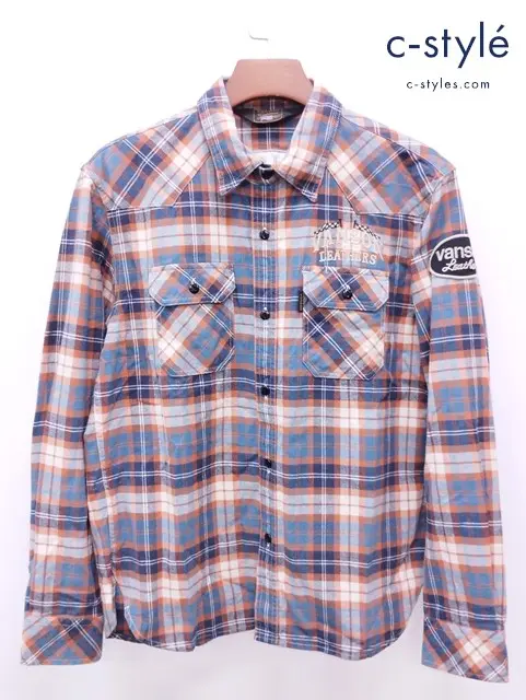 VANSON バンソン ウェスタンチェックシャツ L マルチカラー 長袖