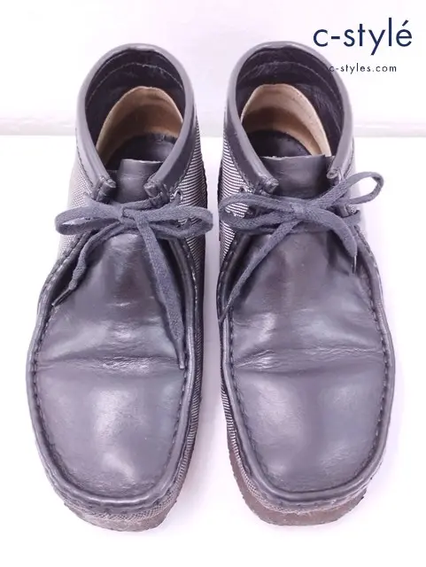 Clarks×STUSSY クラークス×ステューシー ワラビーブーツ 9G ブラック