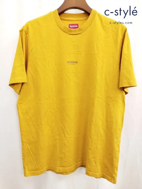 SUPREME シュプリーム Tシャツ L イエロー 綿100% First & Best Tee