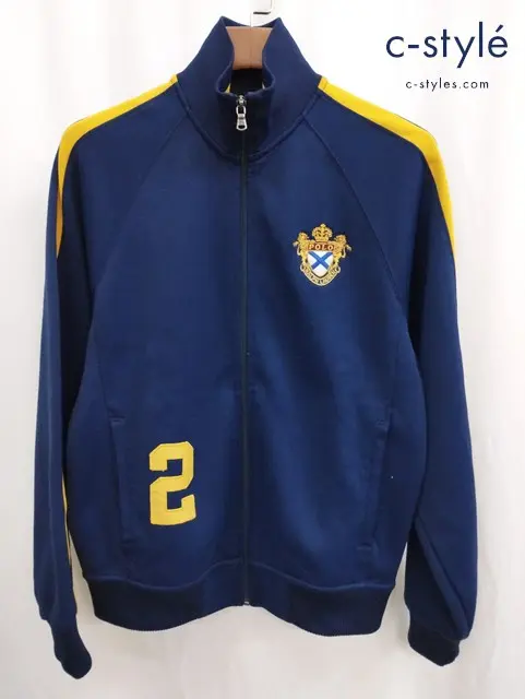 POLO RALPH LAUREN ポロラルフローレン トラック ジャージ M ネイビー KK-RL-LA0543