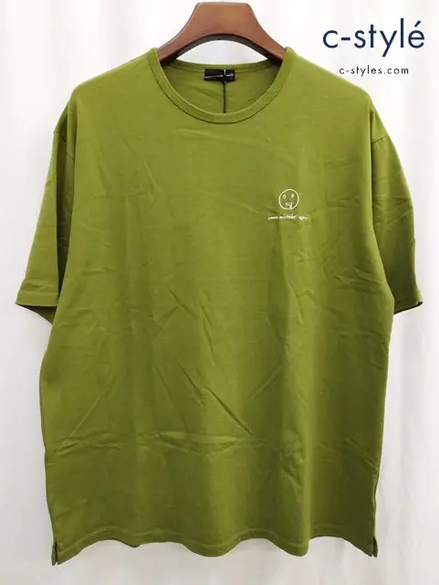 LAD MUSICIAN ラッドミュージシャン Tシャツ 44 グリーン 綿100% 半袖