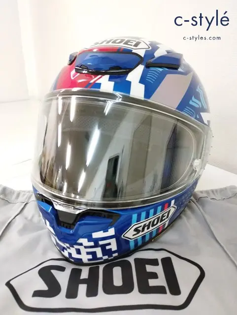 SHOEI ショウエイ ヘルメット XL 61cm ブルー系 Z-8 DIGGIA バイク用品