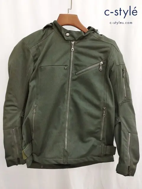 ROUGH & ROAD ラフアンドロード アーバンメッシュパーカー L カーキ RR7347