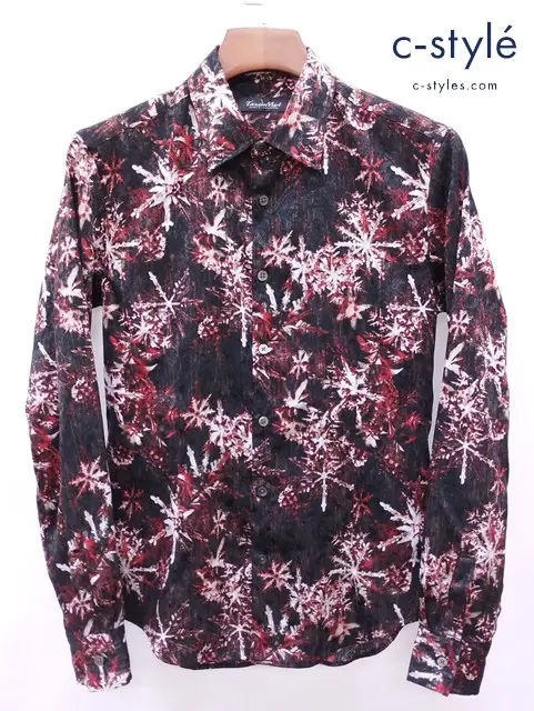 TORNADO MART トルネードマート シャツ M ブラック×レッド系 631-0273006 総柄