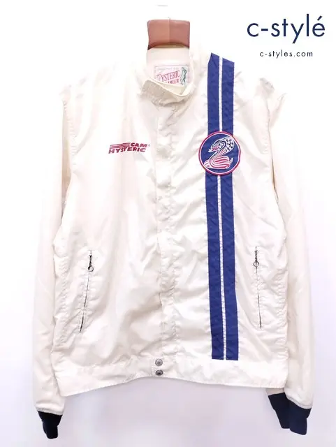 HYSTERIC GRAMOUR ヒステリックグラマー レーシングジャケット L クリーム系 17SS 02171AB04