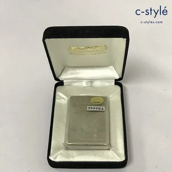 ZIPPO ジッポー オイルライター プラチナ仕上 PLATINUM COATING シルバー 1998