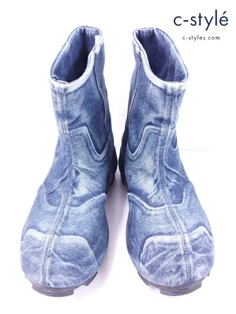 DIESEL ディーゼル デニムブーツ 39 インディゴ D-HAMMER CH MD Y03325P0585