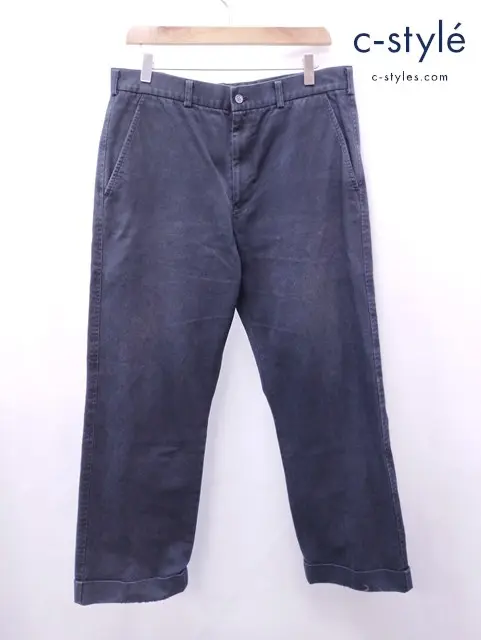COMME des GARCONS HOMME コムデギャルソンオム パンツ L ブラック 綿100% 日本製 HG-P023