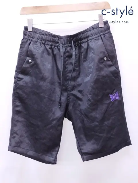 Needles ニードルズ ショートパンツ XS ブラック 日本製 刺繡 MR255