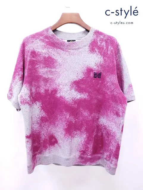 Needles×NOMA t.d. ニードルス×ノーマティーディー スウェットシャツ M ピンク系 N35-NNCS01
