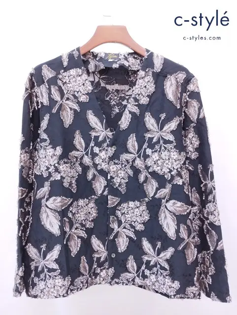 Needles ニードルス シャツ S ブラック系 長袖 日本製 PU227