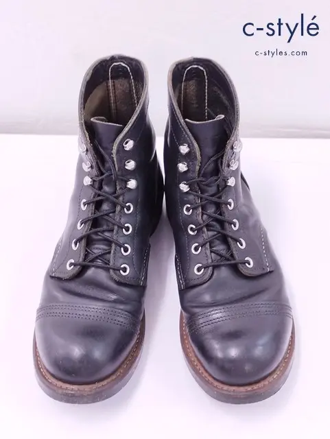 REDWING レッドウィング ブーツ 25cm ブラック USA製 8114 IRON RANGER