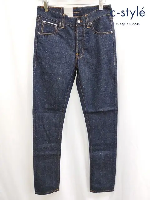 nudie jeans ヌーディージーンズ デニムパンツ 27 インディゴ イタリア製 1004376