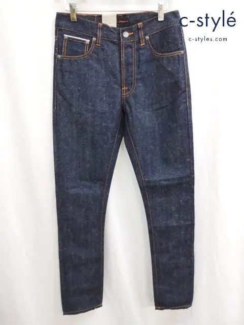 nudie jeans ヌーディージーンズ デニムパンツ 28 インディゴ イタリア製 1004376