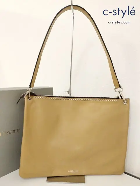 J&M DAVIDSON ジェイアンドエムデヴィッドソン トートバッグ ベージュ レディース