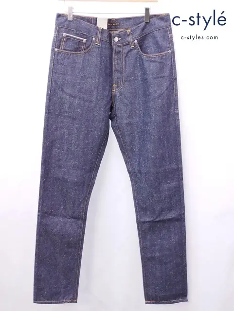 Nudie Jeans ヌーディージーンズ デニムパンツ W33 インディゴ LEAN DEAN 1004376 イタリア製