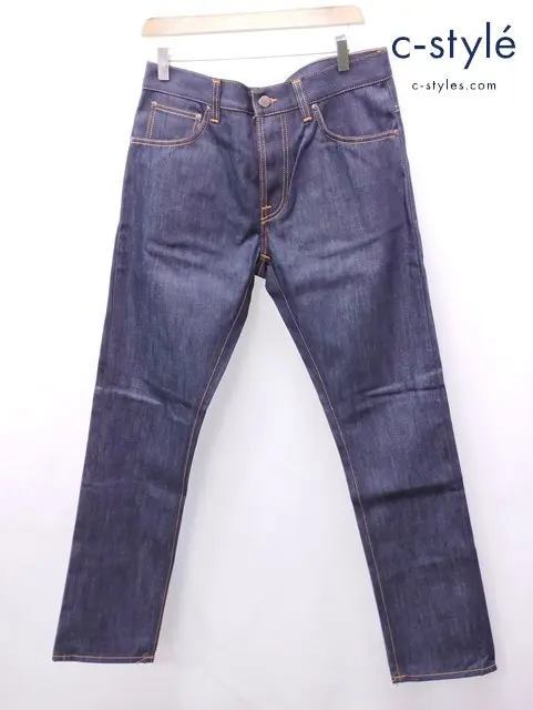 Nudie Jeans ヌーディージーンズ デニムパンツ 32 インディゴ DUDE DAN NJ138771 イタリア製 ボタンフライ