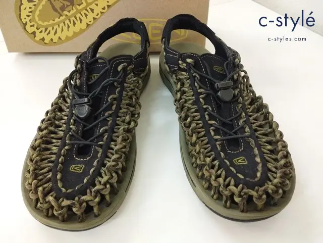 KEEN キーン サンダル 28.0cm カーキ系×ブラック UNEEK 1013890