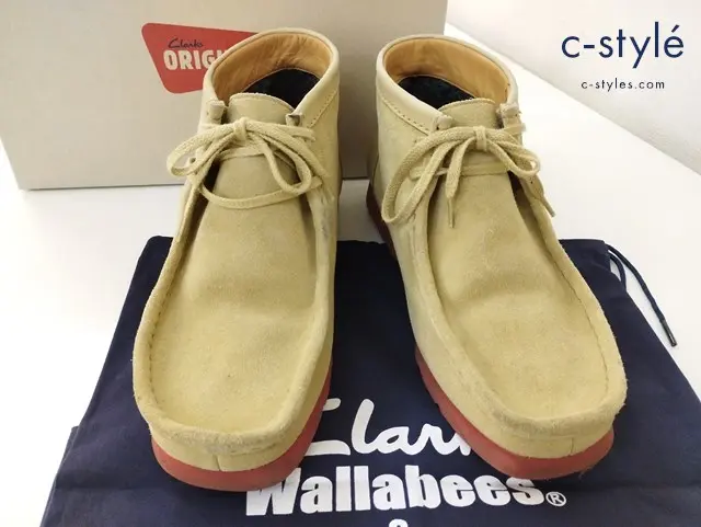 Clarks クラークス ブーツ 26.5cm ベージュ WALLABEEBT GTX ワラビー