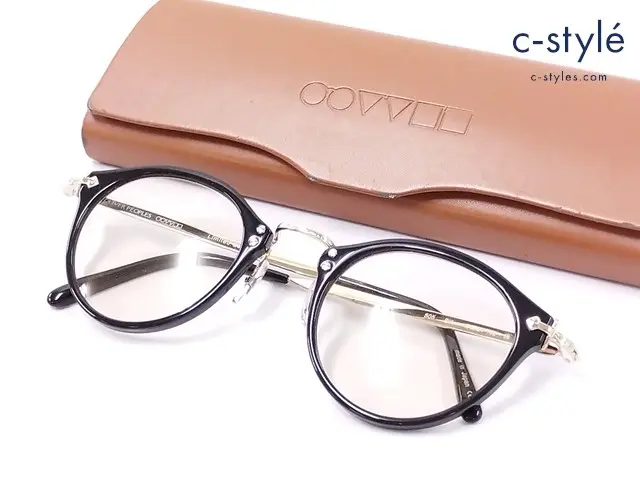 OLIVER PEOPLES オリバーピープルズ サングラス 47□24 142 ブラック×ゴールド 505 雅