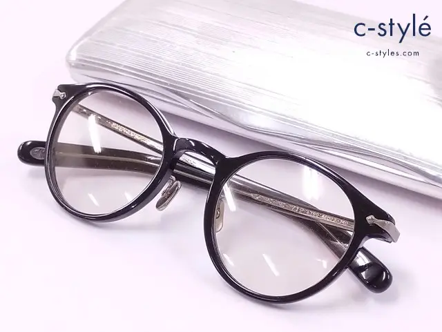 eyevan7285 アイヴァン7285 メガネ 46□23 140 ブラック 712 c.100