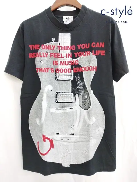 GOOD ENOUGH グッドイナフ Tシャツ L ブラック プリント 綿100% USA製