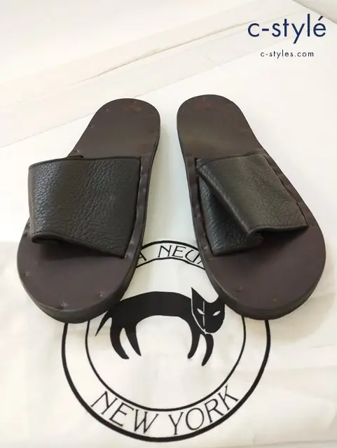 Jutta Neumann ユッタ ニューマン レザーサンダル B8 ブラック シモーネ