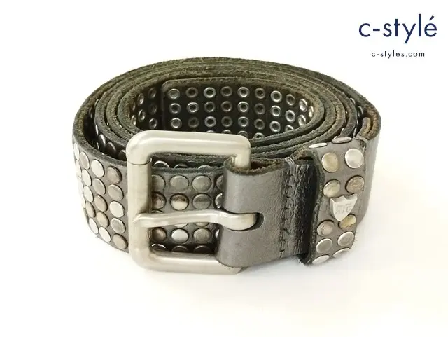 HTC エイチティーシー ベルト 90/36 シルバー系 レザー