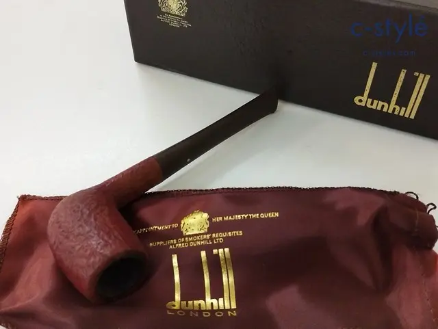 DUNNHILL ダンヒル パイプ RED BARK 0443 レッドバーク 収納袋付