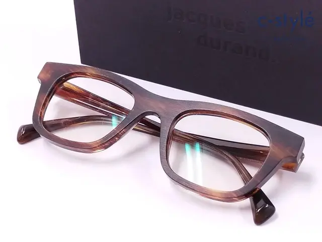 Jacques Durand ジャックデュラン メガネ ブラウン系 イタリア製 MADERE XL101-013