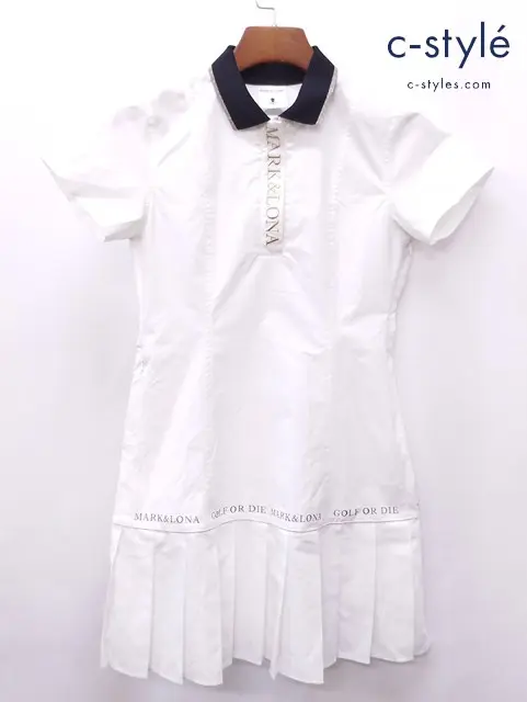 MARK & LONA マークアンドロナ ワンピース 36 ホワイト系 レディース