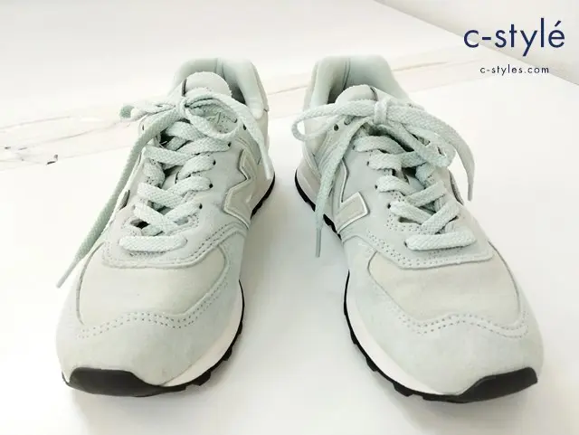 New Balance ニューバランス スニーカー 24cm ライトグリーン U574GGW レディース