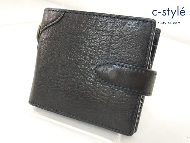 土屋鞄製造所 ツチヤカバン 二つ折り財布 ウォレット ブラック