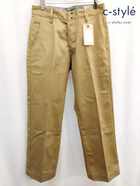 TROPHY CLOTHING トロフィークロージング パンツ 30 ベージュ 綿100%