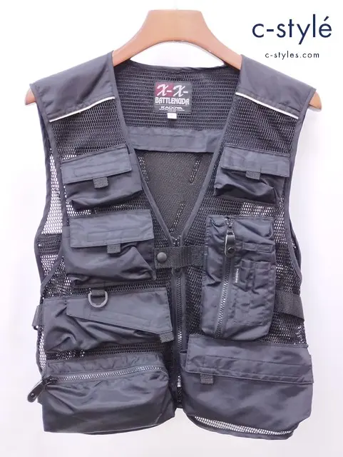 KADOYA カドヤ メッシュベスト FREE ブラック バイクウェア