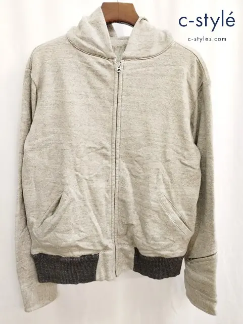 KAPITAL キャピタル ジップパーカー 2 ライトグレー系 綿100% 日本製
