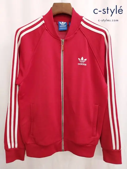 adidas アディダス トラックジャケット 0 レッド ジャージ