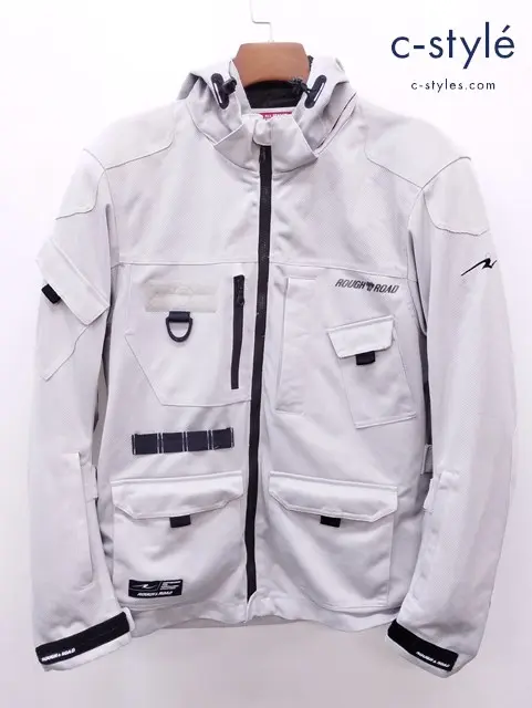 ROUGH&ROAD ラフアンドロード マウンテンメッシュパーカー LL グレー RR7349