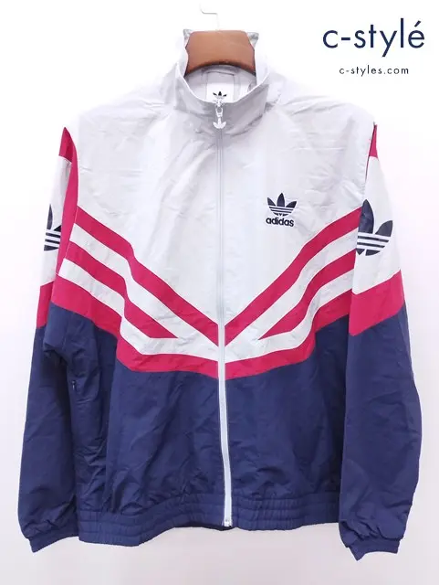 adidas Originals アディダスオリジナルス SPORTIVE TRACK TOP ジャケット M ネイビー×グレー
