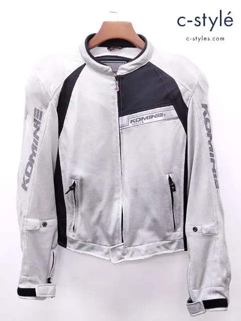 KOMINE コミネ メッシュジャケット XL シルバー系
