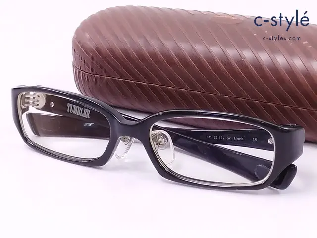 OAKLEY オークリー TUMBLER タンブラー メガネ 53□17 ブラック 22-179 眼鏡 度入り