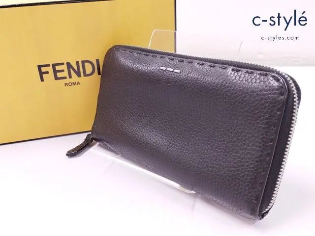FENDI フェンディ 長財布 ブラック 7M0210-O7N-F0GXN ジップアラウンド