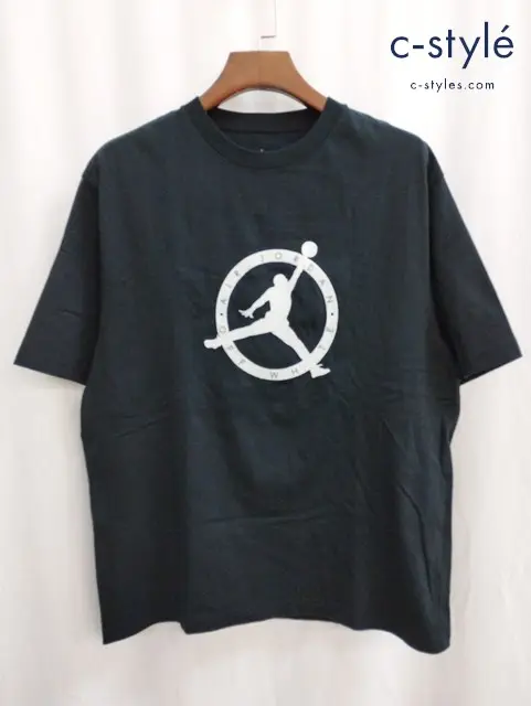 JORDAN BRAND×OFF WHITE 半袖 Tシャツ ブラック XL ロゴ刺繍 AS M J OW S/S TEE DM0062-010