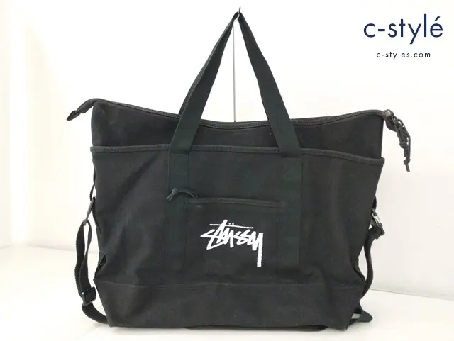 STUSSY×NIKE ステューシー×ナイキ トートバッグ ブラック CZ1521 010