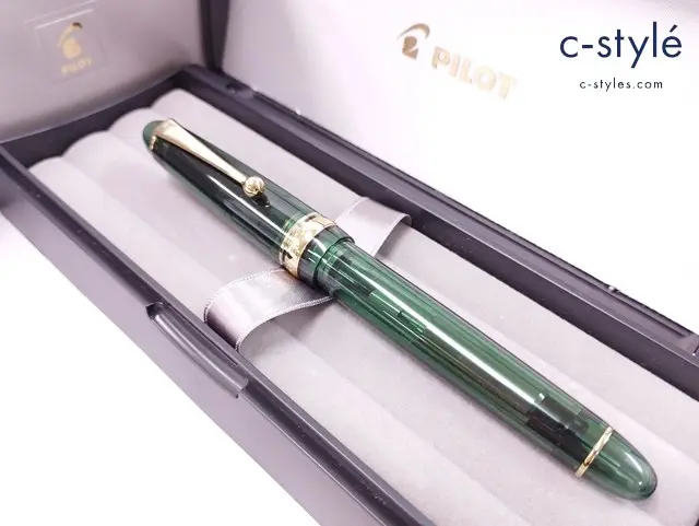 PILOT パイロット 万年筆 グリーン CUSTOM 742 Modernized Tradition 14K-585 183431291日本製