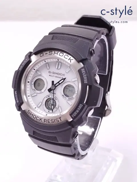 CASIO カシオ 腕時計 ホワイト×ブラック G-SHOCK AWG-M100S